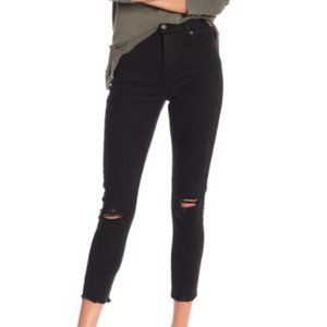 Levi's Wedgie Soft Ultra Skinny Ripped Jeans Black